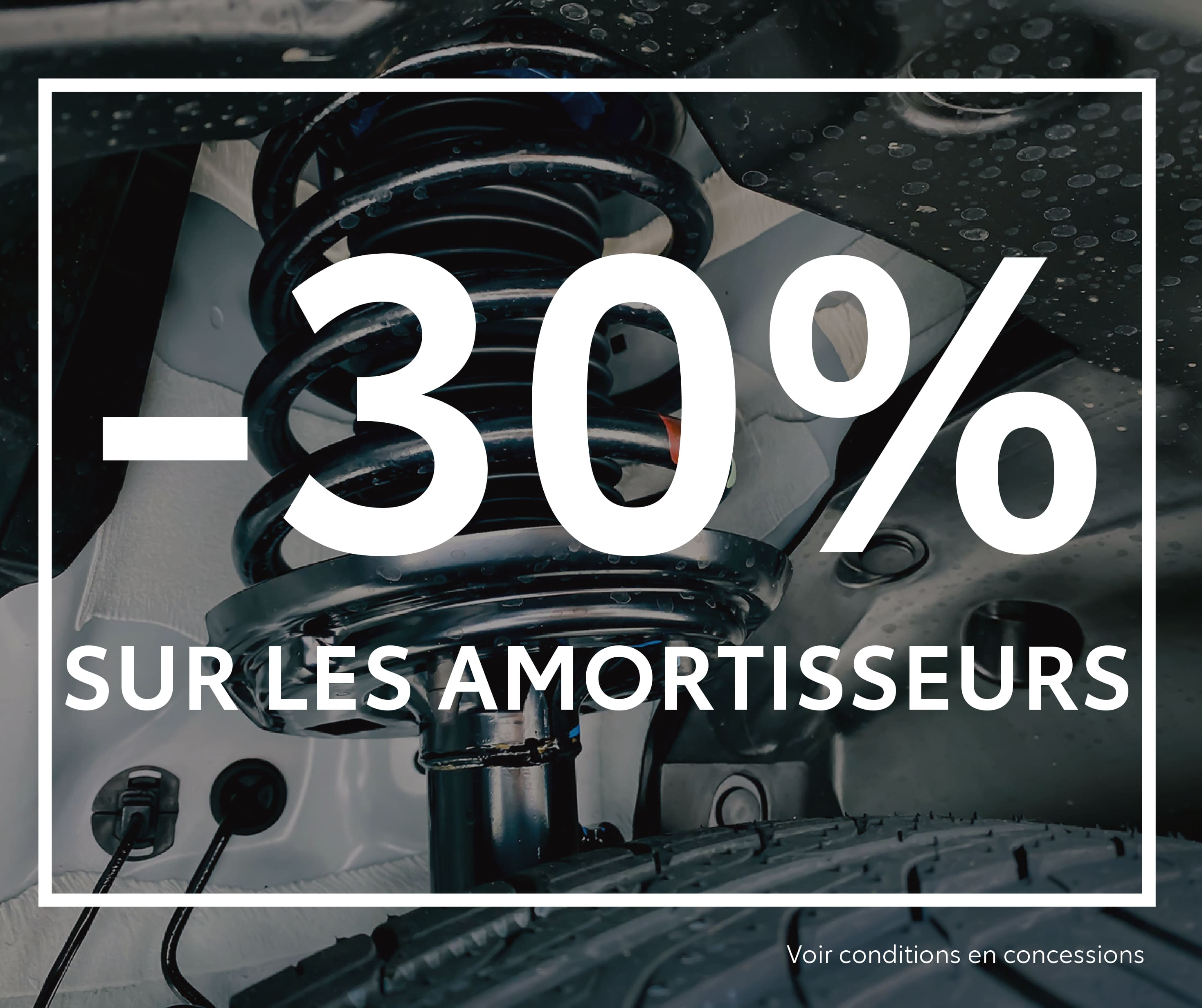 -30% amortisseurs